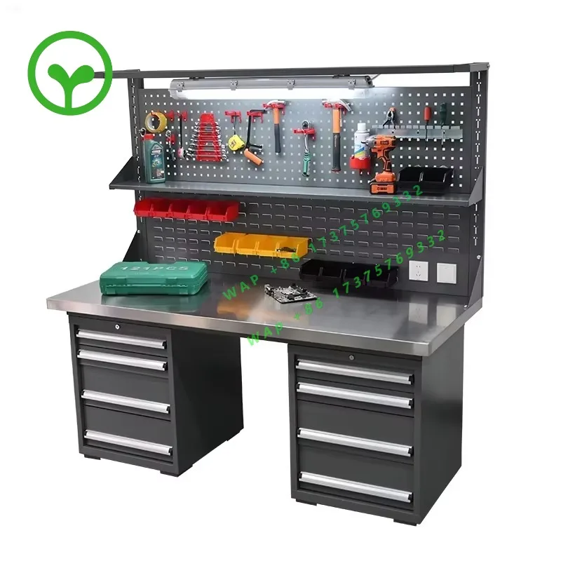 【Factory Price】ESD Protected 1.8M Industrial Workbench With Drawers Heavy Static Control Table For Electronics Workshop Lab
【Factory Price】ESD Protected 1.8M Industrial Workbench With Drawers Heavy Static Control Table For Electronics Workshop Lab