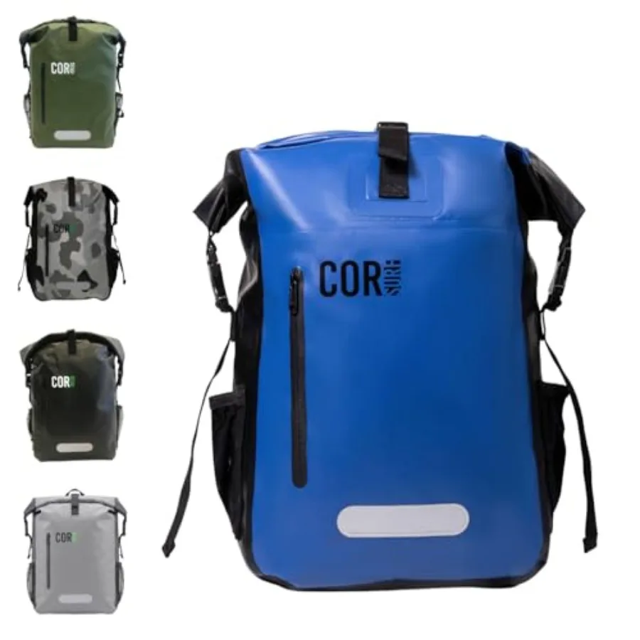 Waterproof Dry Bag Backpack with Padded Laptop Sleeve Heavy Duty Roll-Top Pack 25L
Waterproof Dry Bag Backpack with Padded Laptop Sleeve Heavy Duty Roll-Top Pack 25L