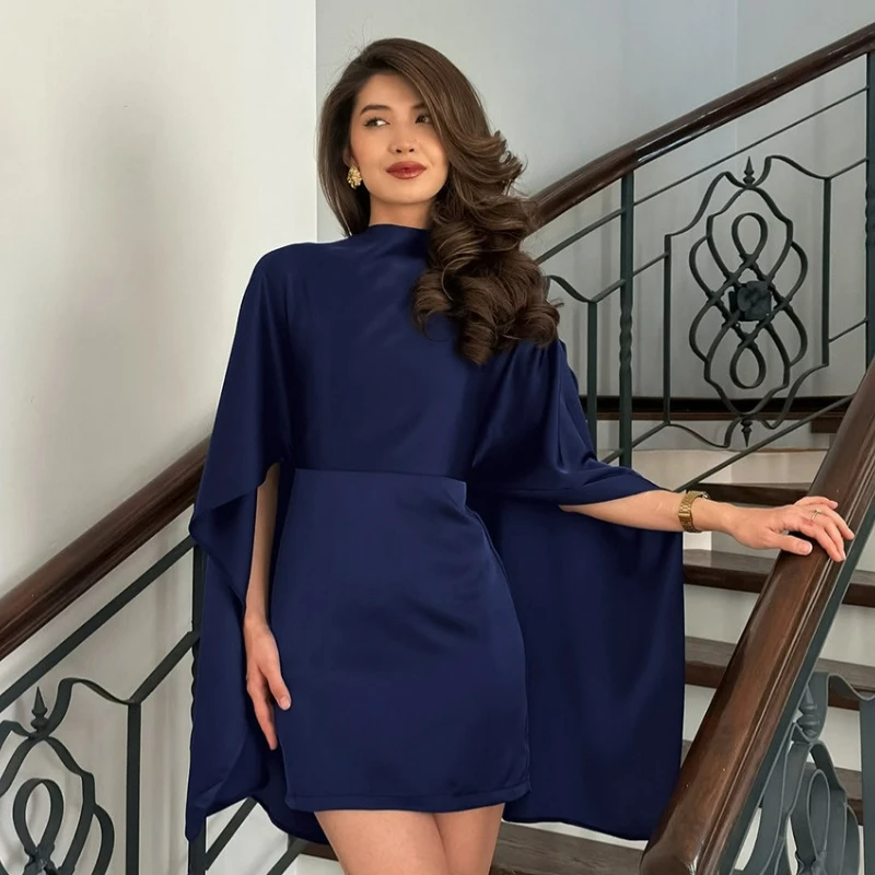 Элегантное нишевое асимметричное короткое платье с высоким воротом и длинными рукавами, подчеркивающее талию, для женщин, весна 2026, новая модная модель, стройнящее платье
Элегантное нишевое асимметричное короткое платье с высоким воротом и длинными рукавами, подчеркивающее талию, для женщин, весна 2026, новая модная модель, стройнящее платье