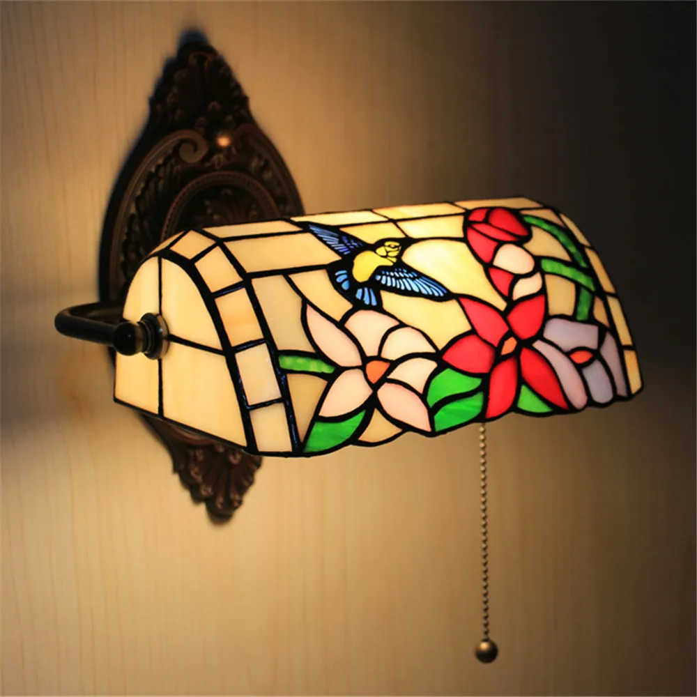 European retro classic Tiffany wall lamp For Indoor Bedroom, bedside, living room, hallway, hotel, villa, coffee LED wall light
European retro classic Tiffany wall lamp For Indoor Bedroom, bedside, living room, hallway, hotel, villa, coffee LED wall light