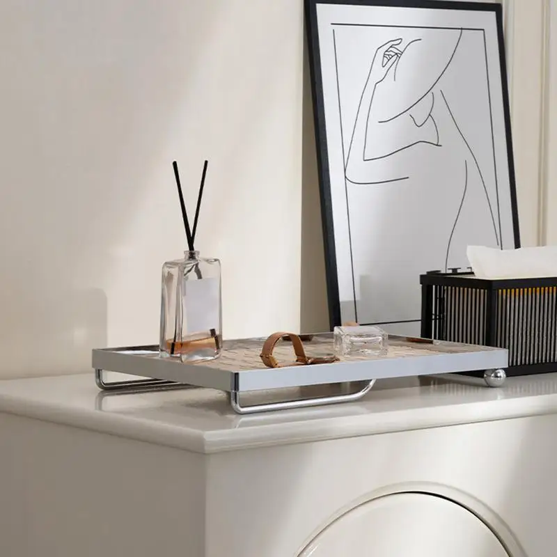 Decorative Tray For Entryway Table Waterproof Multi-Functional Serving Tray Leather Jewelry Storage For Keys Phone Drinks Snack
Decorative Tray For Entryway Table Waterproof Multi-Functional Serving Tray Leather Jewelry Storage For Keys Phone Drinks Snack
