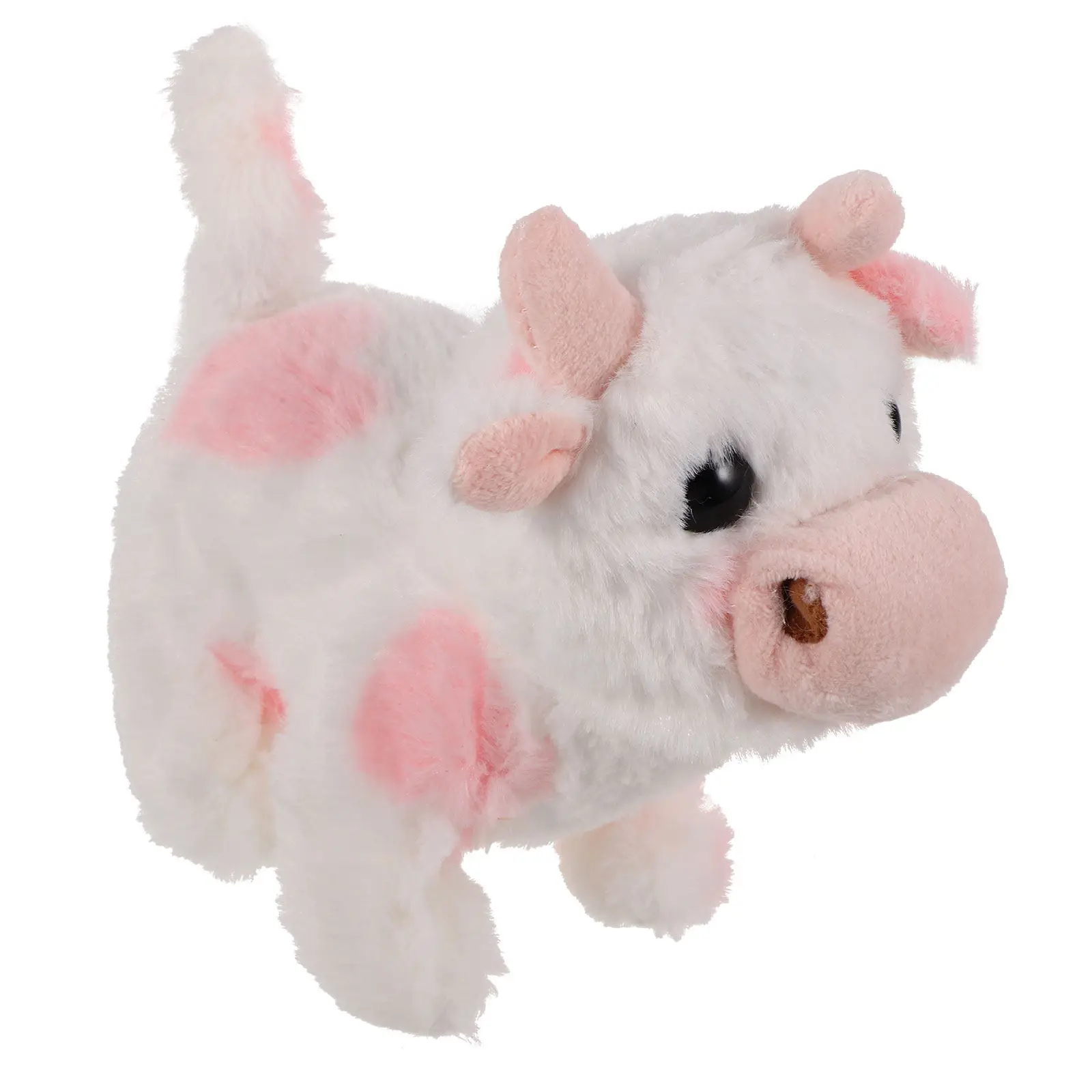 Electronic Walking Cow for Kids with Realistic Mooing Tail Wagging Motion Safe Soft Material Interactive Learning Companion
Electronic Walking Cow for Kids with Realistic Mooing Tail Wagging Motion Safe Soft Material Interactive Learning Companion