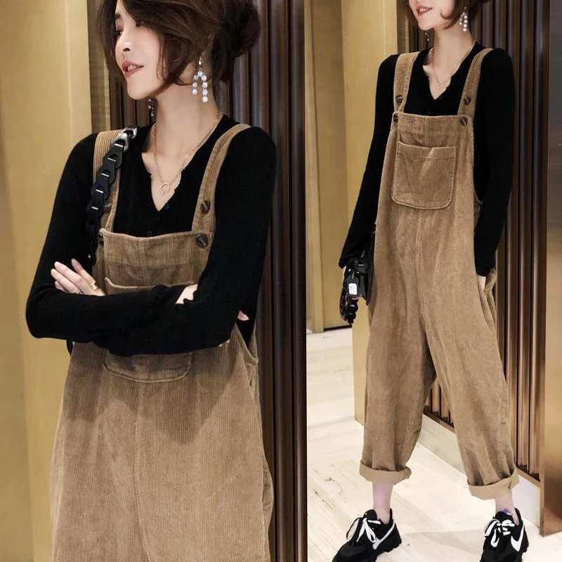 Утепленный вельветовый комбинезон женский, осенне-зимний, модный, в корейском стиле, весенне-летний, комплект из двух предметов, с высокой талией, прямые брюки
Утепленный вельветовый комбинезон женский, осенне-зимний, модный, в корейском стиле, весенне-летний, комплект из двух предметов, с высокой талией, прямые брюки