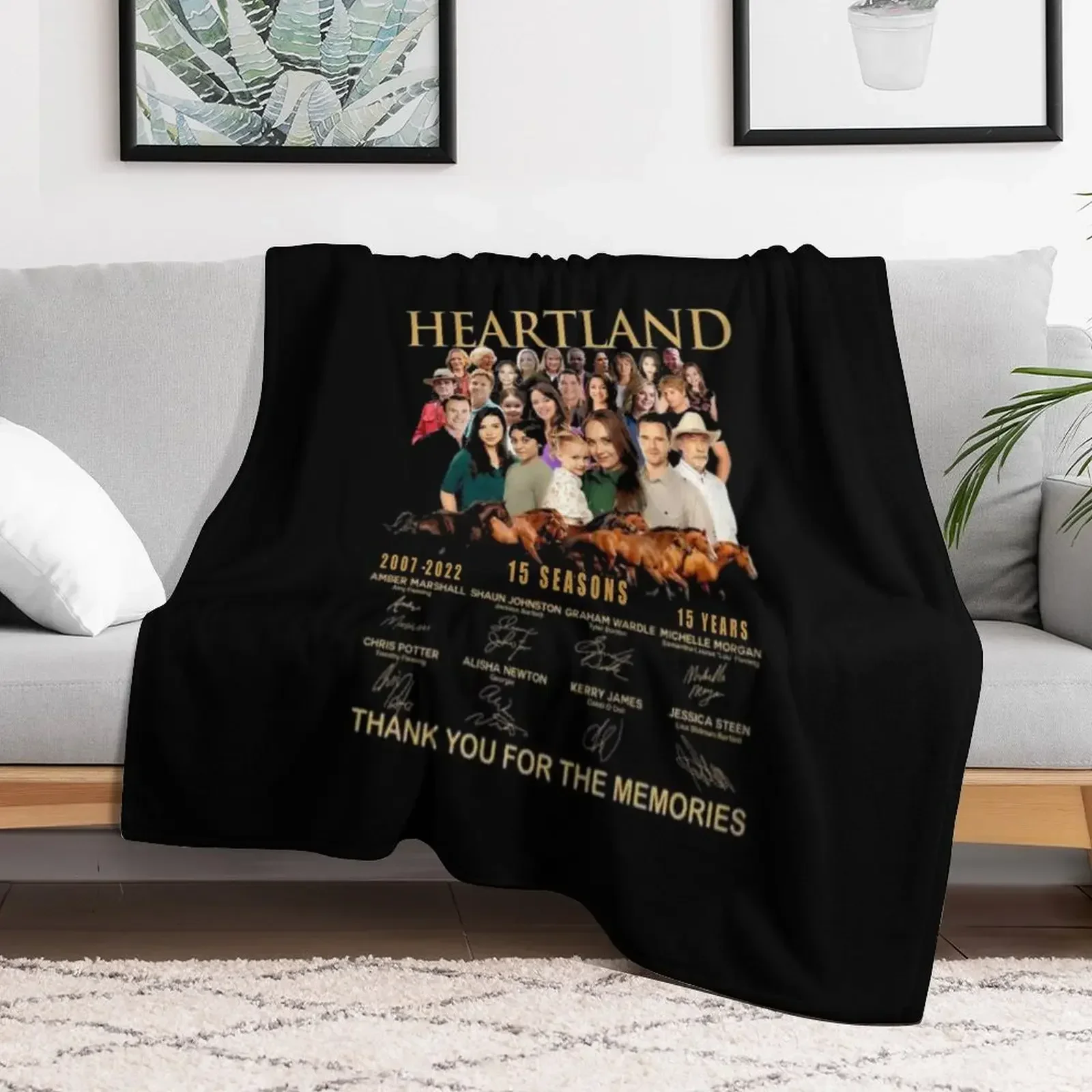 Heartland , Heartland 15 Years Throw Blanket Plush Bed warm for winter Softest Blankets
Heartland , Heartland 15 Years Throw Blanket Plush Bed warm for winter Softest Blankets