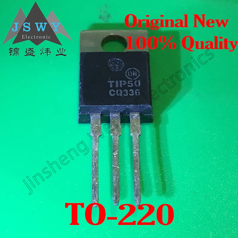 (50 pieces) TIP50 TO-220/NPN type high voltage power transistor/new original/in stock/fast delivery
(50 pieces) TIP50 TO-220/NPN type high voltage power transistor/new original/in stock/fast delivery