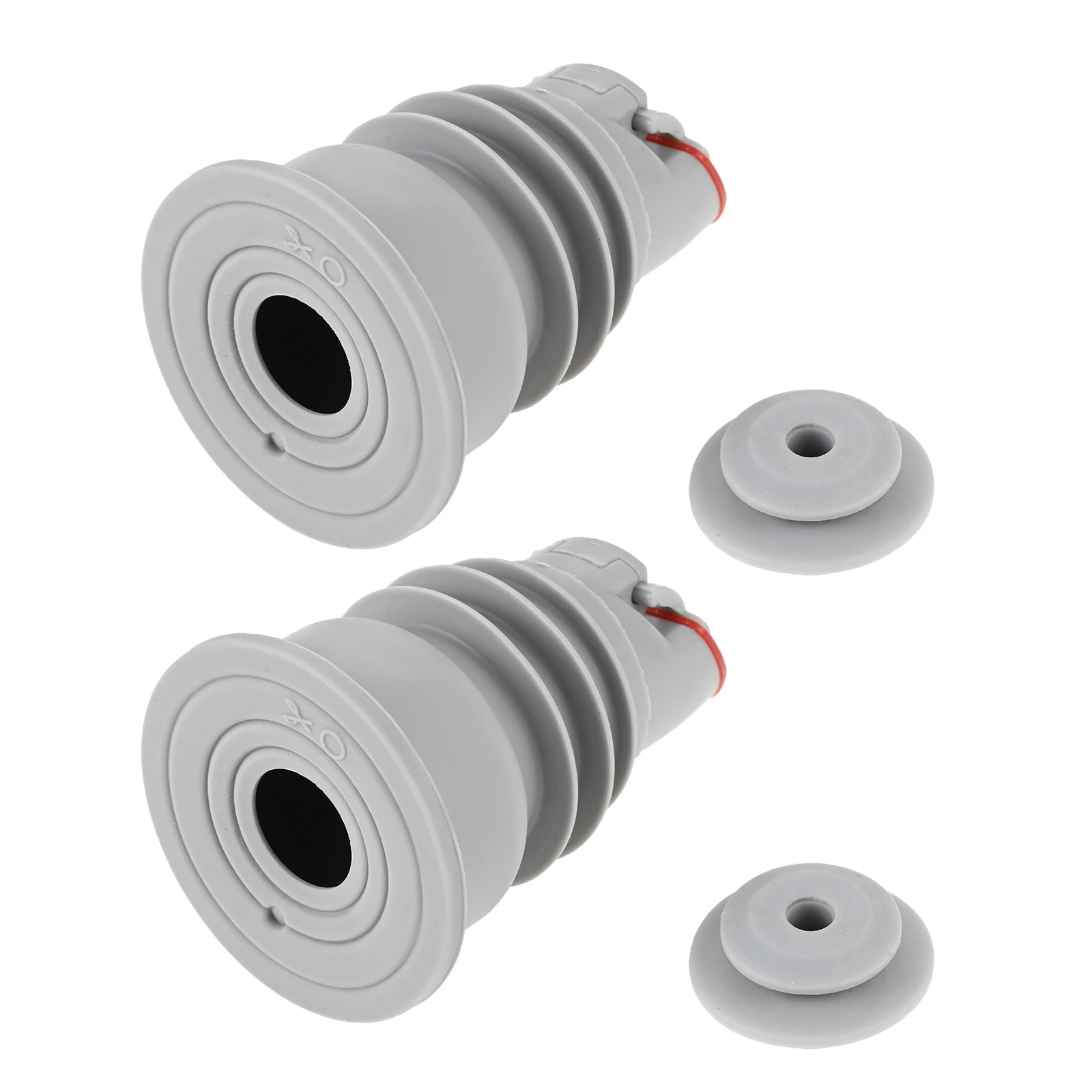 2Pcs Gray Washing Machine Hose Connectors with Silicone Sealing Cap Fit For Pipe Diameter 35 to 40 mm Pipe Seal Accessories
2Pcs Gray Washing Machine Hose Connectors with Silicone Sealing Cap Fit For Pipe Diameter 35 to 40 mm Pipe Seal Accessories