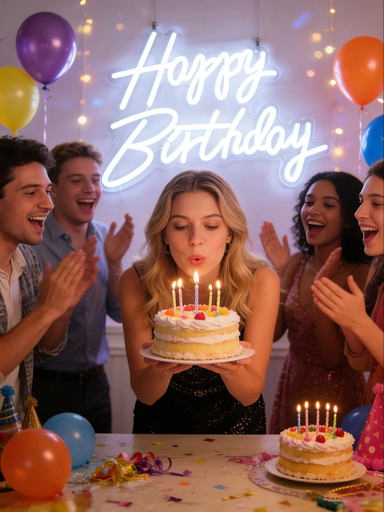 Birthday Party LED Neon Decor Sign - USB Powered Letter Light, Suitable for Home Bar Club Festival Surprise Photo Booth
Birthday Party LED Neon Decor Sign - USB Powered Letter Light, Suitable for Home Bar Club Festival Surprise Photo Booth