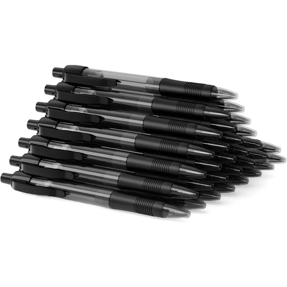 Bulk Pack of 30 No Bleed Black Ink Click Pens with Soft Grip Retractable Ballpoint Pens Medium 1.0mm Point for Smooth Writing Office School Supplies Wholesale
Bulk Pack of 30 No Bleed Black Ink Click Pens with Soft Grip Retractable Ballpoint Pens Medium 1.0mm Point for Smooth Writing Office School Supplies Wholesale