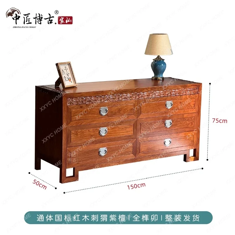 Bedroom TV Cabinet Large Fruit Purple Sandalwood Dressing Table with Six Drawers
Bedroom TV Cabinet Large Fruit Purple Sandalwood Dressing Table with Six Drawers