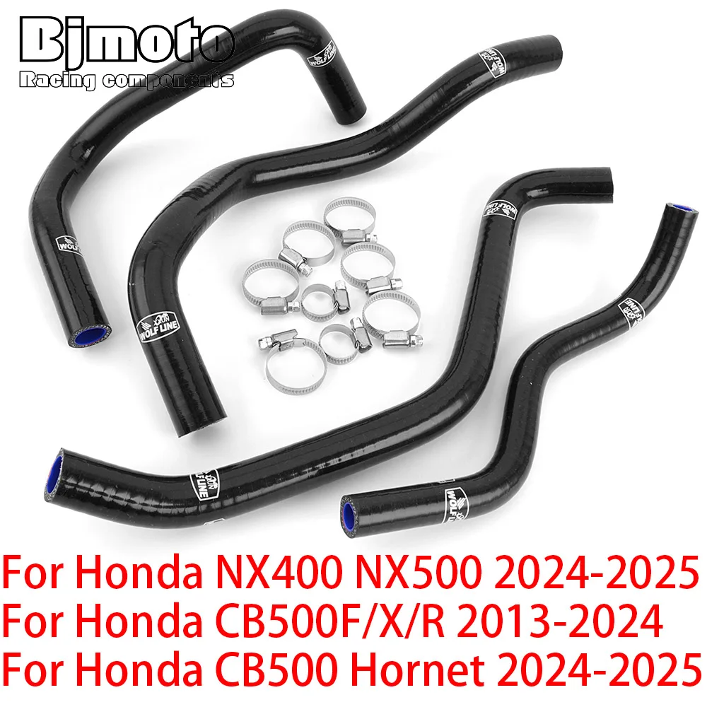 Silicone Radiator Coolant Hose kit Water-cooled Pipes Tube For Honda NX400 NX500 CB500 Hornet 2024-2025 CB500F/X/R 2013-2024
Silicone Radiator Coolant Hose kit Water-cooled Pipes Tube For Honda NX400 NX500 CB500 Hornet 2024-2025 CB500F/X/R 2013-2024