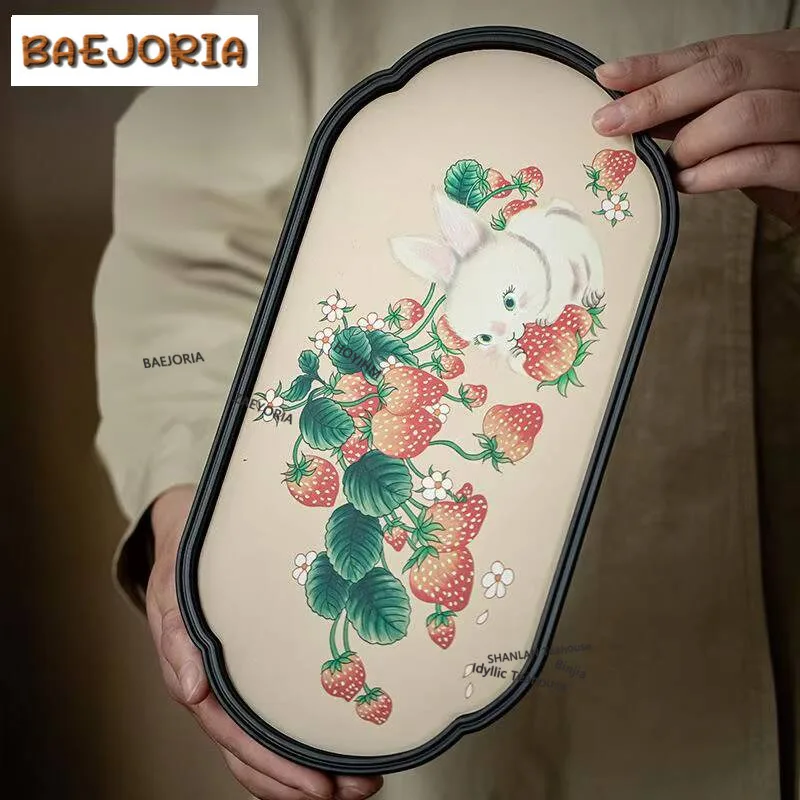 Cute Strawberry Rabbit Water Absorbing Pot Bearing Holder Japanese Dry Brew Table Tea Tray Tea Board Cafes Accessories Ornaments
Cute Strawberry Rabbit Water Absorbing Pot Bearing Holder Japanese Dry Brew Table Tea Tray Tea Board Cafes Accessories Ornaments