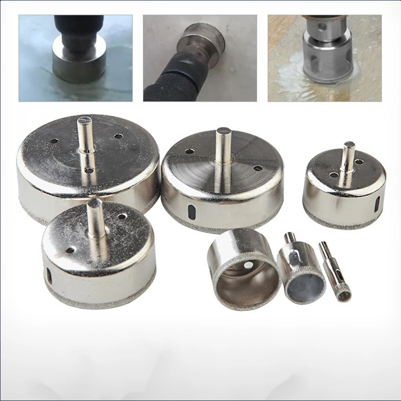 7-Piece Set 10-100mm Tile Drill Bit Glass Perforator All-Ceramic Marble Ceramic Vitrified Brick Hole Punching
7-Piece Set 10-100mm Tile Drill Bit Glass Perforator All-Ceramic Marble Ceramic Vitrified Brick Hole Punching