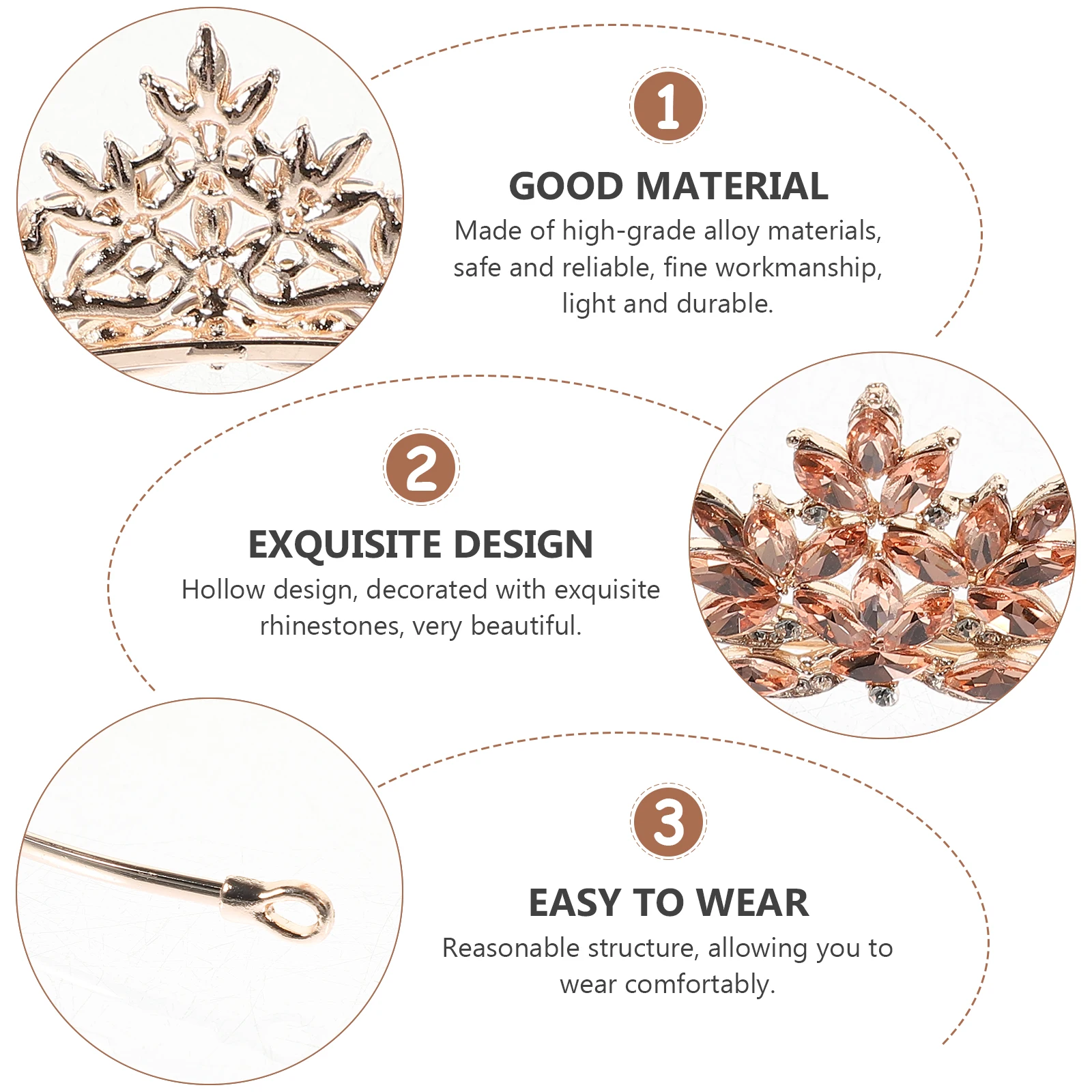 Crystal Crown Headband Rhinestone Bridal Hair Accessories Elegant Wedding Headdress Prom Queen Hairstyle Alloy Jewelry
Crystal Crown Headband Rhinestone Bridal Hair Accessories Elegant Wedding Headdress Prom Queen Hairstyle Alloy Jewelry