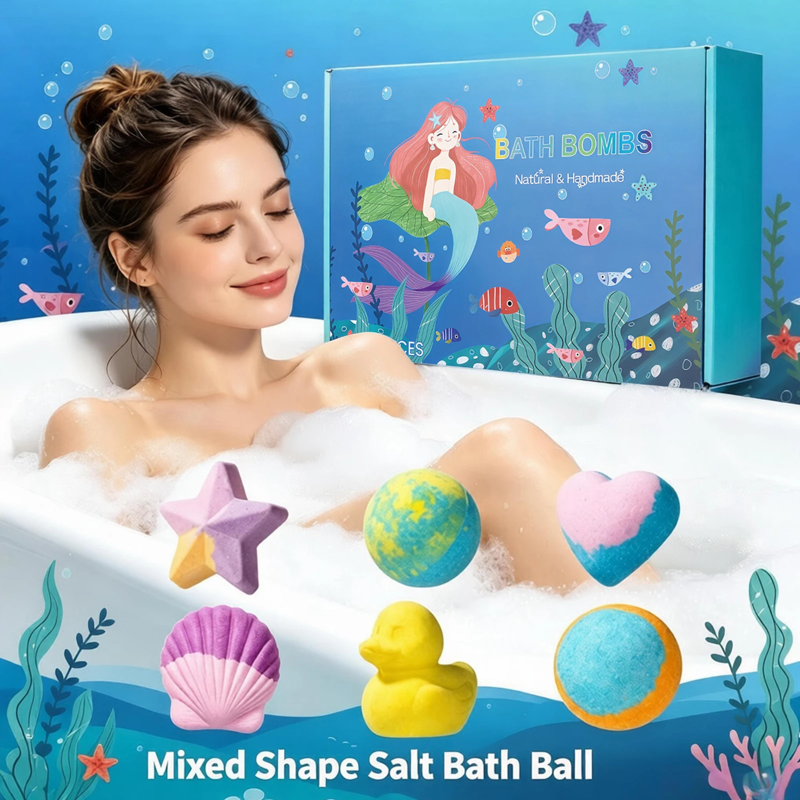 Bath Bombs for Kids Mixed Shapes Moisturizing Fizzy Balls for Relaxing Spa Gift Set for Birthdays Aromatherapy Bubble Bath
Bath Bombs for Kids Mixed Shapes Moisturizing Fizzy Balls for Relaxing Spa Gift Set for Birthdays Aromatherapy Bubble Bath