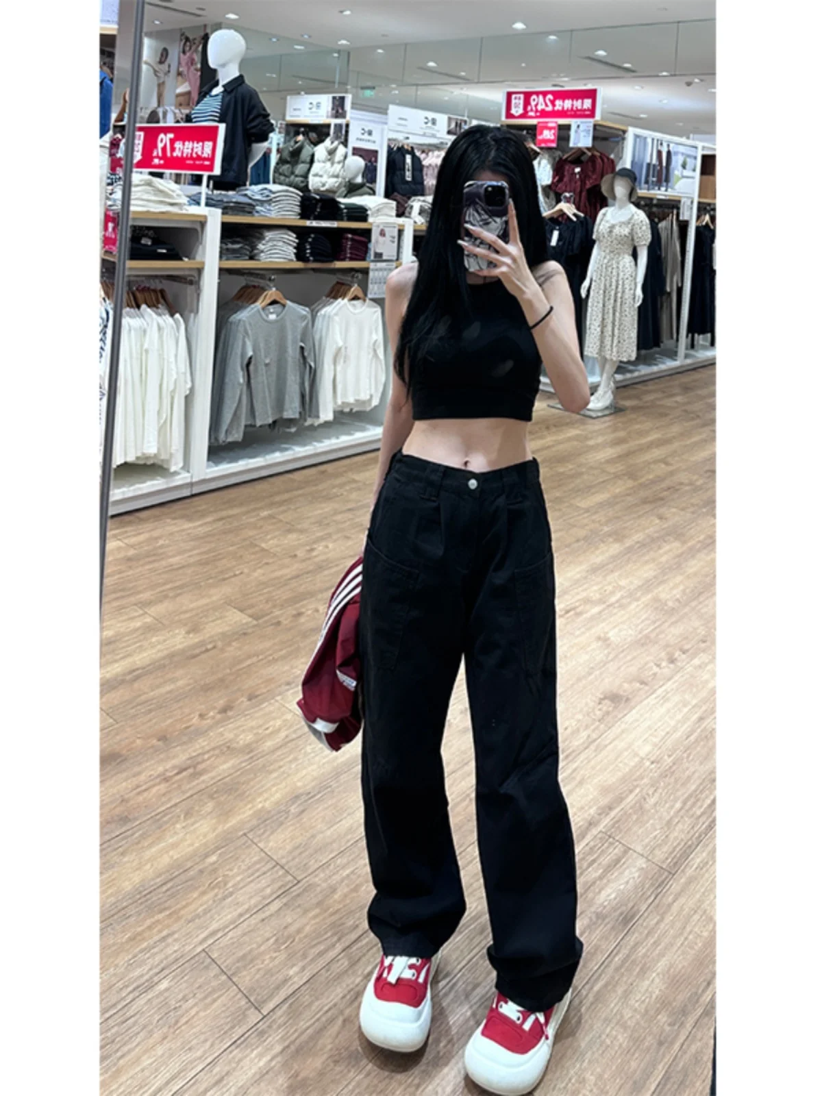 Ankore ey American Sle Men's Workwear Pants Spring Autumn Vintage Waed Straight Leg Wide Leg Pants Cool And Daing Hig...
Ankore ey American Sle Men's Workwear Pants Spring Autumn Vintage Waed Straight Leg Wide Leg Pants Cool And Daing Hig...