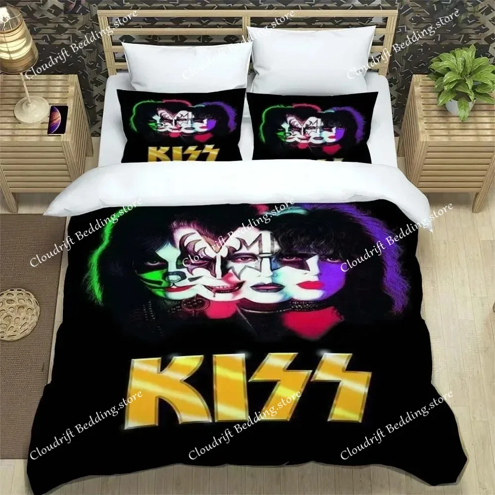 KISS Rock Band Music Duvet Cover Pillowcase Bedding Set,Single Double Large Size Boys Girls Adult Birthday Gift
KISS Rock Band Music Duvet Cover Pillowcase Bedding Set,Single Double Large Size Boys Girls Adult Birthday Gift