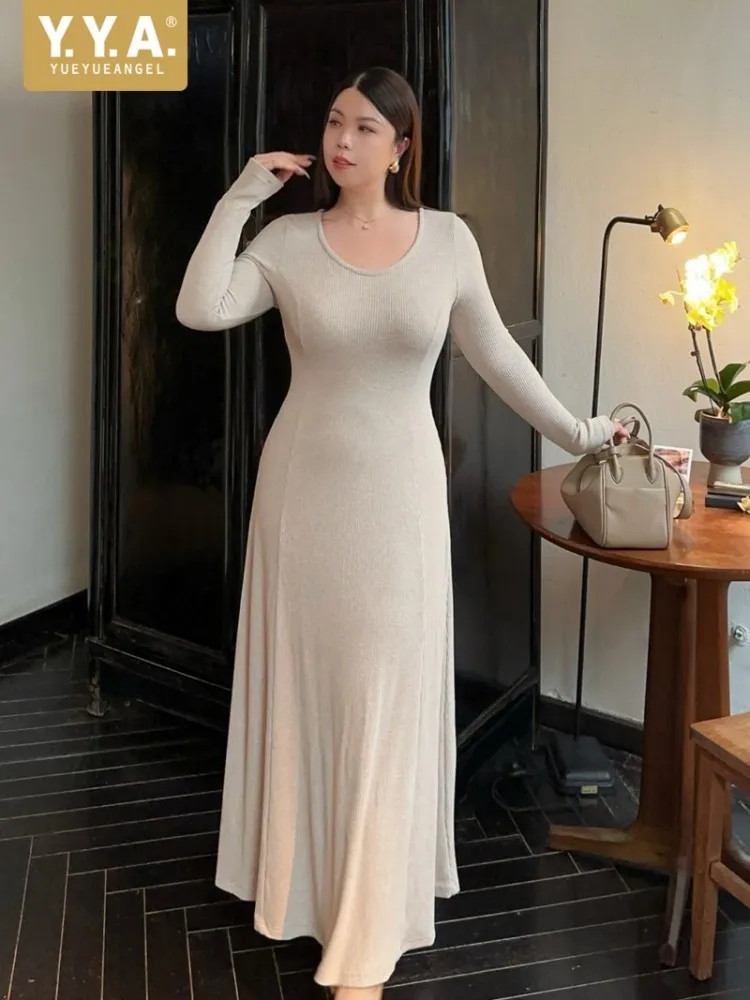 Autumn Winter Slim Women Knitted Dress Long Sleeve V Neck High Waist A Line Dress XL-4XL Casual Pullover High Waist Long Dress
Autumn Winter Slim Women Knitted Dress Long Sleeve V Neck High Waist A Line Dress XL-4XL Casual Pullover High Waist Long Dress