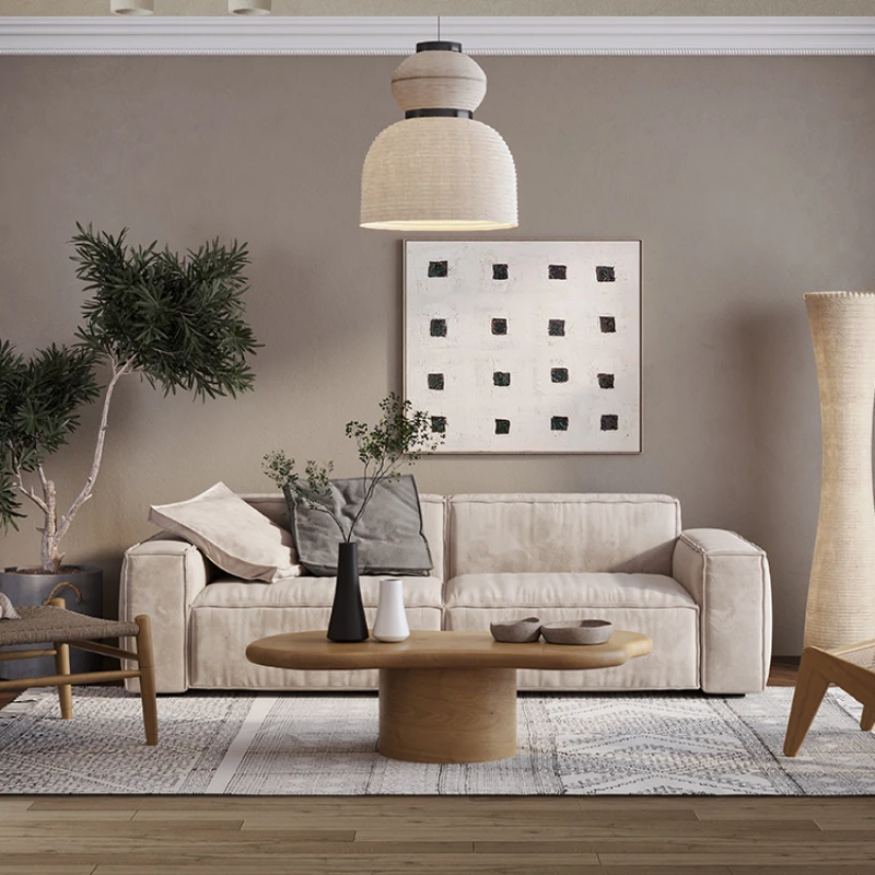 Nordic wabi-sabi style fabric sofa living room size apartment type inline Japanese sofa department three-seat double combination
Nordic wabi-sabi style fabric sofa living room size apartment type inline Japanese sofa department three-seat double combination