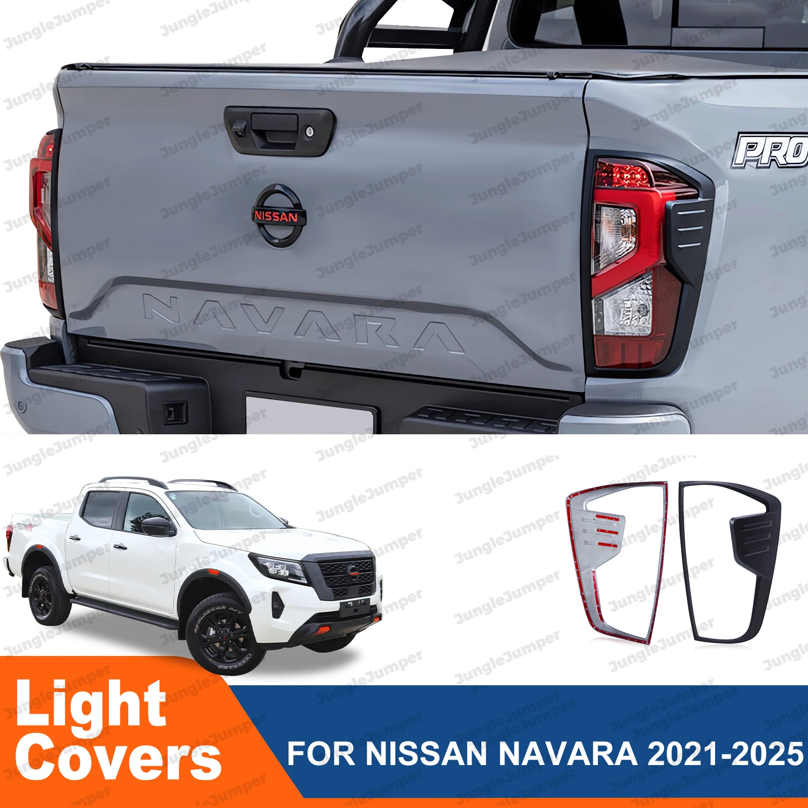 Matte Black Headlight Tail Light Covers Trim For Nissan Navara NP300 2021- 2025 Frontier Front Rear Lamp Hoods Car Accessories
Matte Black Headlight Tail Light Covers Trim For Nissan Navara NP300 2021- 2025 Frontier Front Rear Lamp Hoods Car Accessories