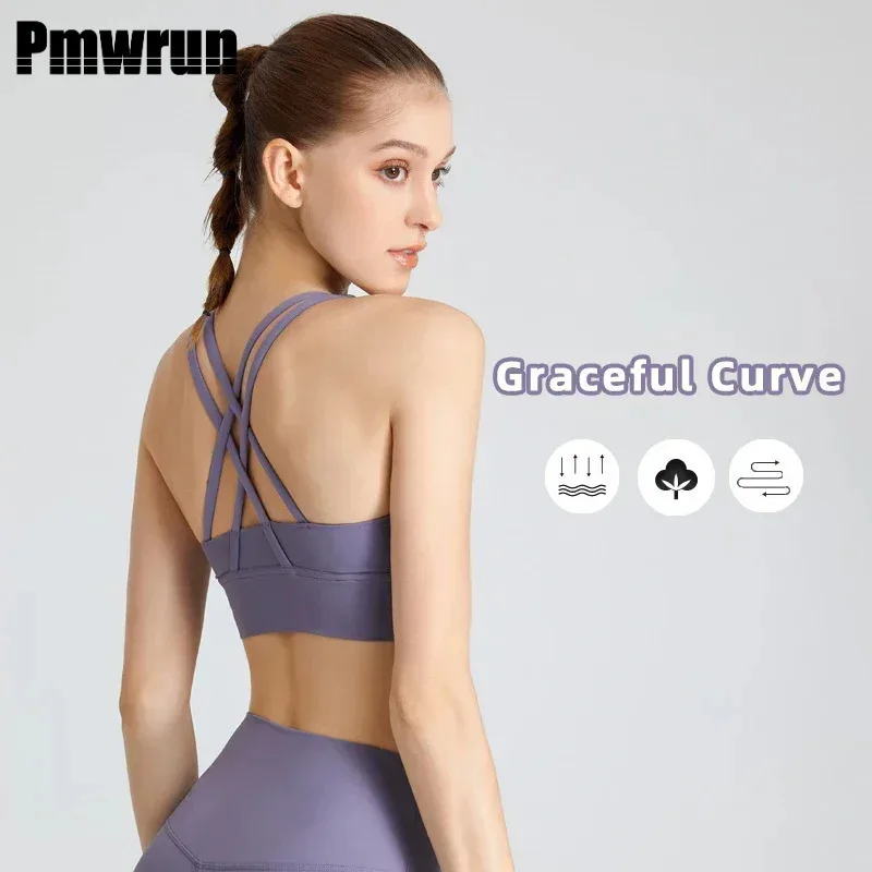 Pmwrun женский фитнес-бюстгальтер для йоги с перекрестной спинкой, топы для йоги, противоударный дышащий быстросохнущий жилет для тренировок, укороченные топы для бега и фитнеса
Pmwrun женский фитнес-бюстгальтер для йоги с перекрестной спинкой, топы для йоги, противоударный дышащий быстросохнущий жилет для тренировок, укороченные топы для бега и фитнеса