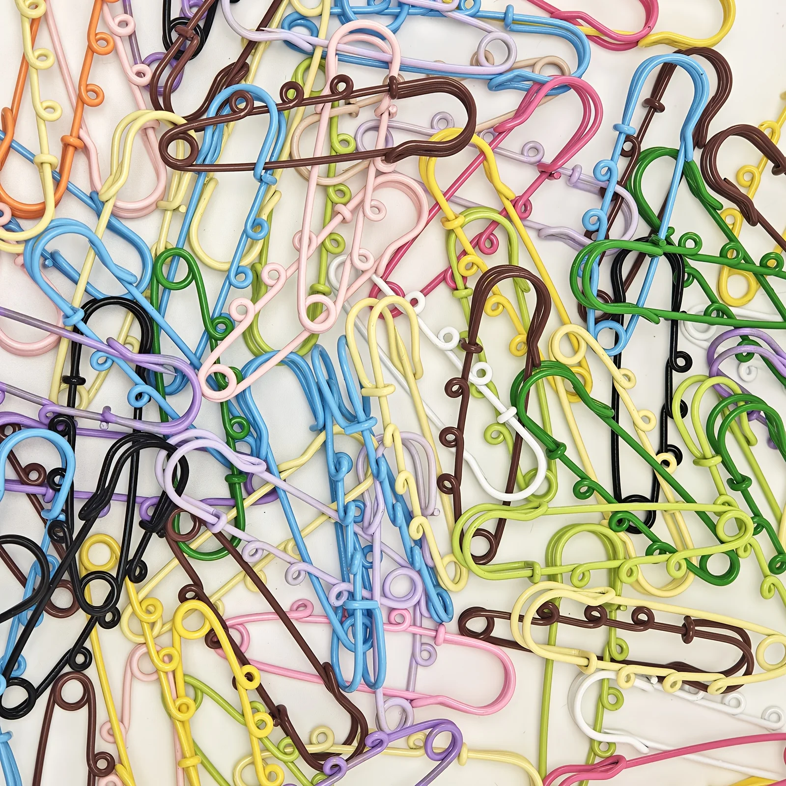 20 piece set of 60mm colorful safety pin brooch - DIY jewelry making blank base and accessories, brooch pins, DIY supplies
20 piece set of 60mm colorful safety pin brooch - DIY jewelry making blank base and accessories, brooch pins, DIY supplies