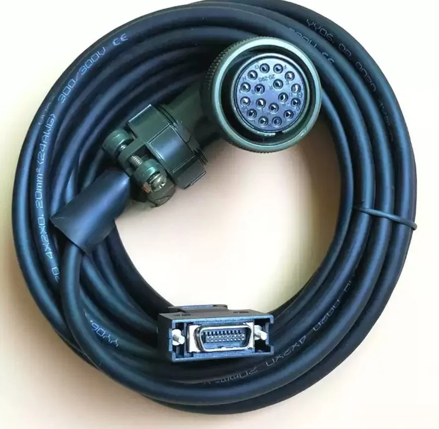 For Mitsubishi MDS-B-SVJ2 servo HC motor encoder OSA17 cable 20 pins 17 holes signal cable
For Mitsubishi MDS-B-SVJ2 servo HC motor encoder OSA17 cable 20 pins 17 holes signal cable