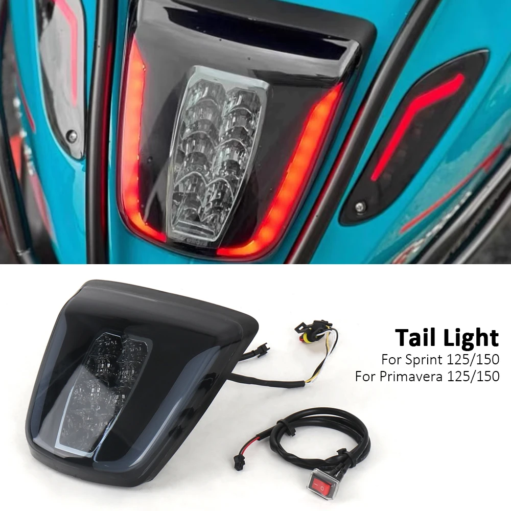 New For Vespa Sprint Primavera 125 150 Motorcycle LED Brake Light Tail Lights Stop Turn Signal Direction Indicator Blinker
New For Vespa Sprint Primavera 125 150 Motorcycle LED Brake Light Tail Lights Stop Turn Signal Direction Indicator Blinker