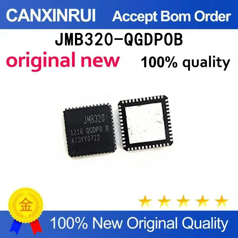 (5-100 pieces)Brand new original JMB320-QGDPOB JMB320 QFN spot chip IC
(5-100 pieces)Brand new original JMB320-QGDPOB JMB320 QFN spot chip IC