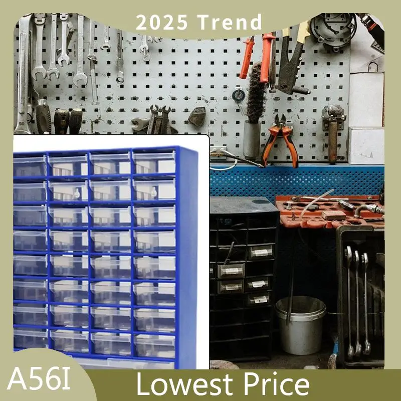 ABDD Drawer Storage Cabinet Organizer Container Wall Mounted Garage Organization, Tool Box For Hardware Beads Parts Screws
ABDD Drawer Storage Cabinet Organizer Container Wall Mounted Garage Organization, Tool Box For Hardware Beads Parts Screws