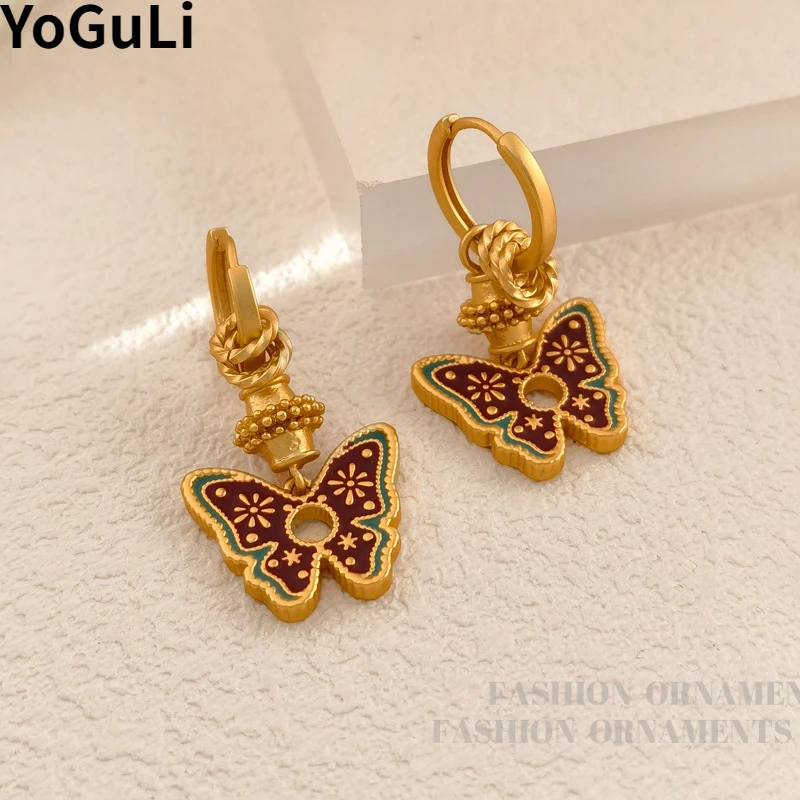 Fashion Jewelry Vintage Temperament High Quality Butterfly Earrings For Women Girl Party Gifts Delicate Design Ear Accessories
Fashion Jewelry Vintage Temperament High Quality Butterfly Earrings For Women Girl Party Gifts Delicate Design Ear Accessories