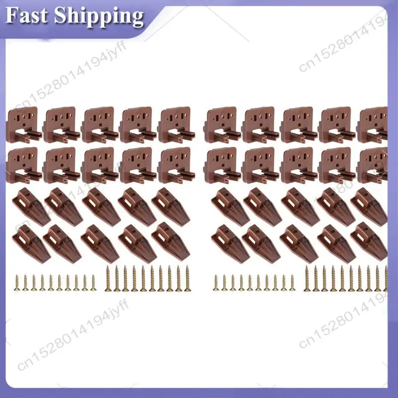 -ABDH 20PCS Drawer Slide Track Guide Glide For Center Mount Drawer For Dressers And For Nightstand 1 Drawer Systems
-ABDH 20PCS Drawer Slide Track Guide Glide For Center Mount Drawer For Dressers And For Nightstand 1 Drawer Systems