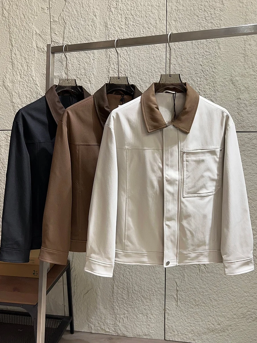 Barn Fashion Men's Casual Vintage Workwear Patchwork Collar Jacket Trendy Outerwear Spring Season Youth Popular Loose Fit
Barn Fashion Men's Casual Vintage Workwear Patchwork Collar Jacket Trendy Outerwear Spring Season Youth Popular Loose Fit