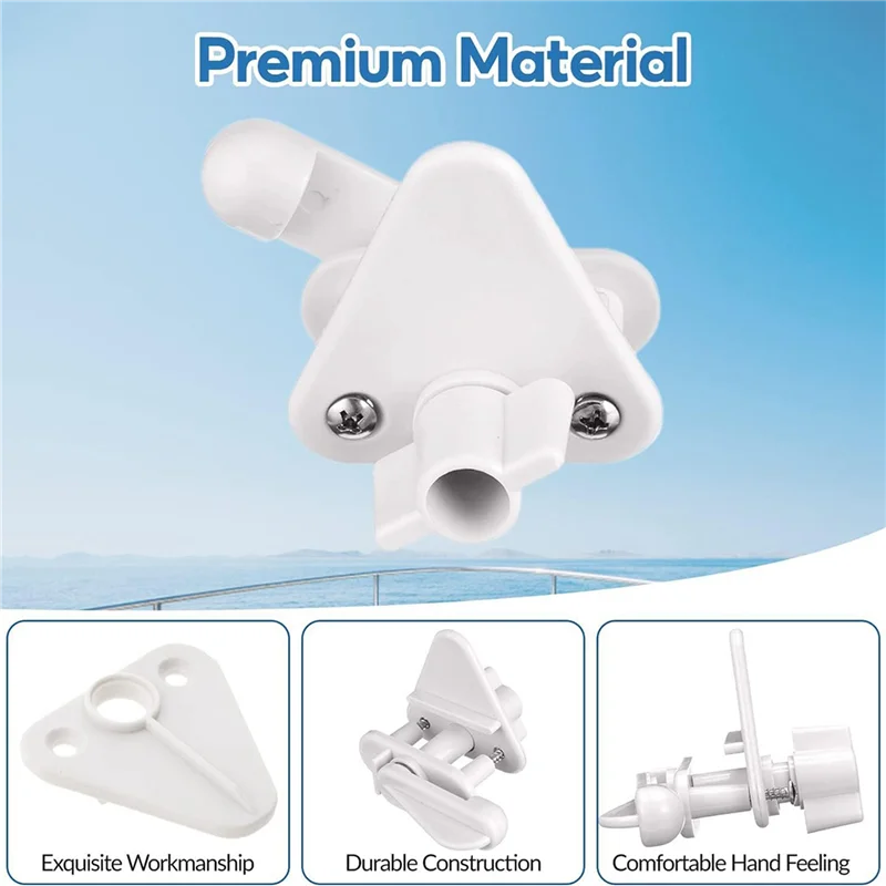 10Pcs Marine Pontoon Boat Replacement Door Latches,For Square Frames 1-1.25 Inch,For Left Or Right Hinge Gate
10Pcs Marine Pontoon Boat Replacement Door Latches,For Square Frames 1-1.25 Inch,For Left Or Right Hinge Gate