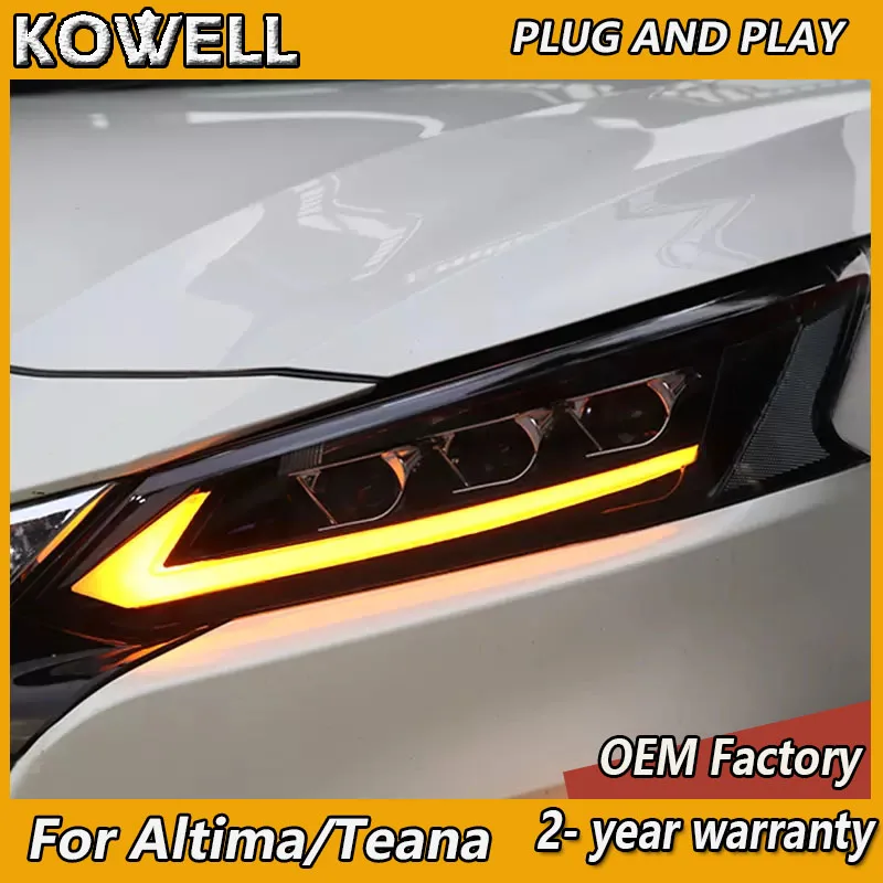 Стайлинг автомобиля для Nissan фара Teana Altima 2019-2022, Altima, фара DRL, сигнал поворота, фара ближнего и дальнего света, объектив проектора
Стайлинг автомобиля для Nissan фара Teana Altima 2019-2022, Altima, фара DRL, сигнал поворота, фара ближнего и дальнего света, объектив проектора
