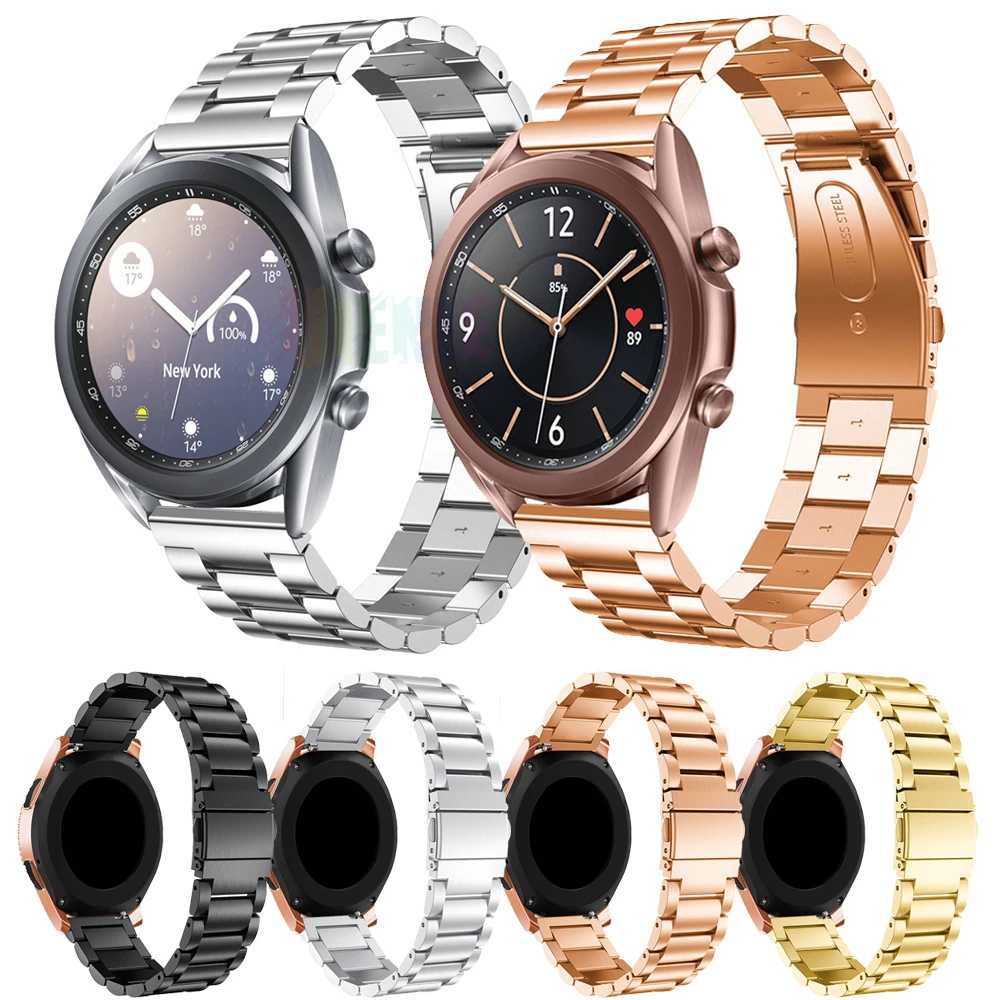 Ремешок из нержавеющей стали для Samsung Galaxy watch 3 45 мм 41 мм, умный Браслет для наручных часов Active 2 40/44 мм 20 22 мм
Ремешок из нержавеющей стали для Samsung Galaxy watch 3 45 мм 41 мм, умный Браслет для наручных часов Active 2 40/44 мм 20 22 мм