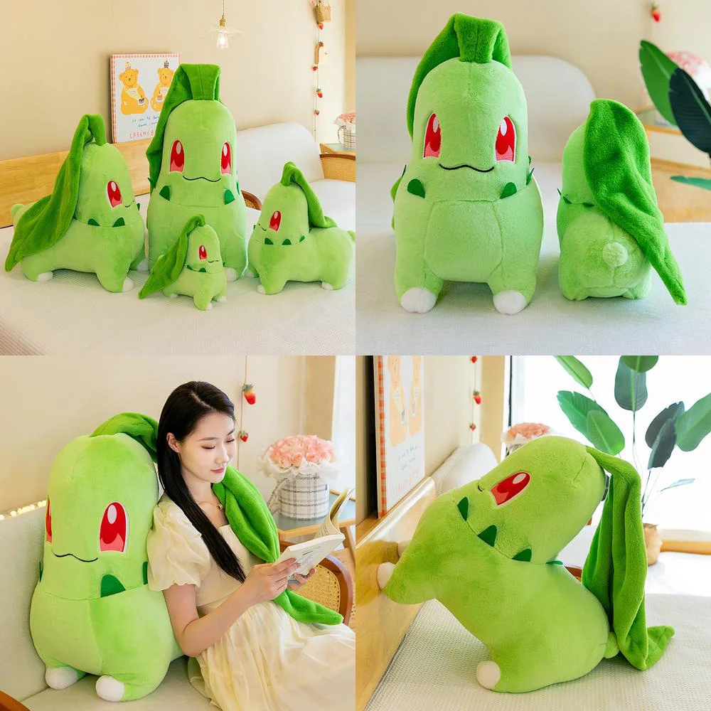Kawaii Chikorita плюшевая игрушка мягкая кукла Покемон персонаж мультфильма детский подарок на день рождения и Рождество мягкая приятная подушка для детей
Kawaii Chikorita плюшевая игрушка мягкая кукла Покемон персонаж мультфильма детский подарок на день рождения и Рождество мягкая приятная подушка для детей