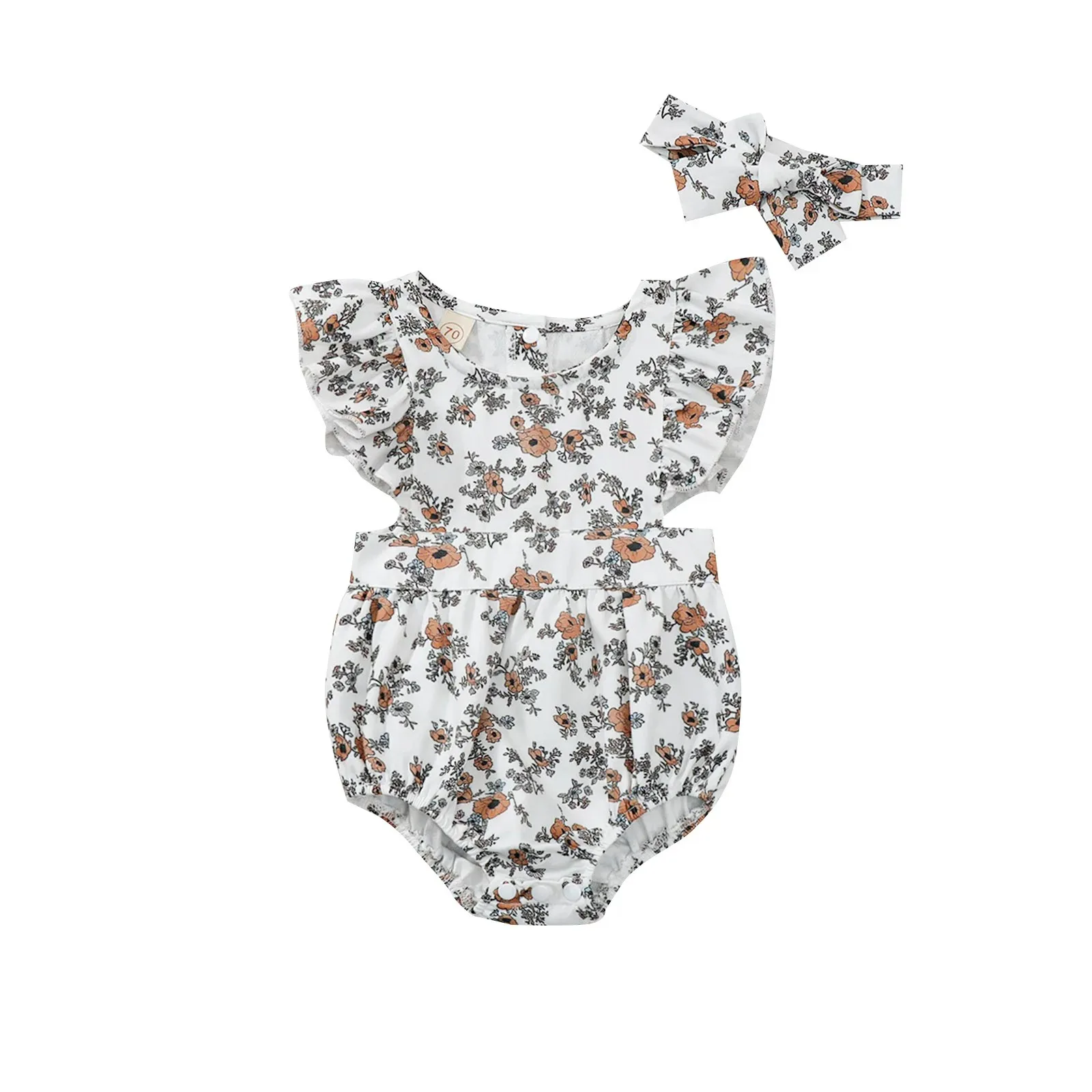Summer Baby Girls Floral Jumpsuits Cotton Ruffles Sleeve Romper Newborn Girls Sunsuits Clothing
Summer Baby Girls Floral Jumpsuits Cotton Ruffles Sleeve Romper Newborn Girls Sunsuits Clothing