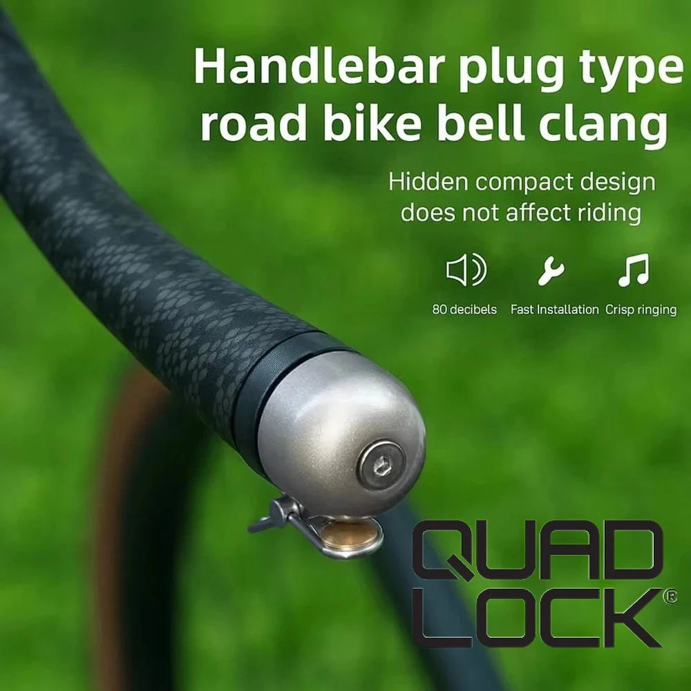 QUAD LOCK Bicycle Bell Clear Loud Sound MTB Road Bike Handlebar Plug Horn Suitable
QUAD LOCK Bicycle Bell Clear Loud Sound MTB Road Bike Handlebar Plug Horn Suitable
