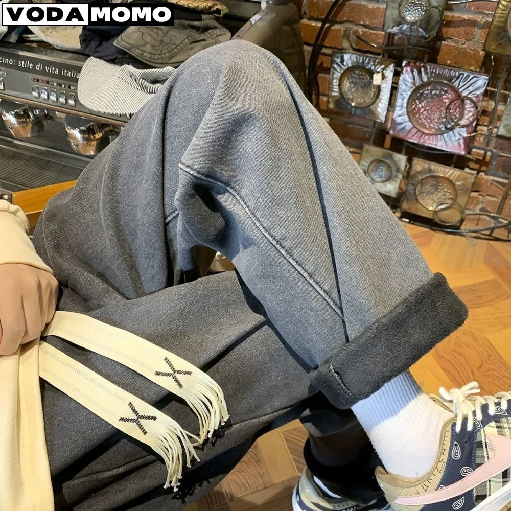 Джинсы мужские модные повседневные непринужденные широкие мужские брюки на шнурке уличная одежда джинсовые мужские осенне-зимние плюшевые джинсы на шнурке
Джинсы мужские модные повседневные непринужденные широкие мужские брюки на шнурке уличная одежда джинсовые мужские осенне-зимние плюшевые джинсы на шнурке