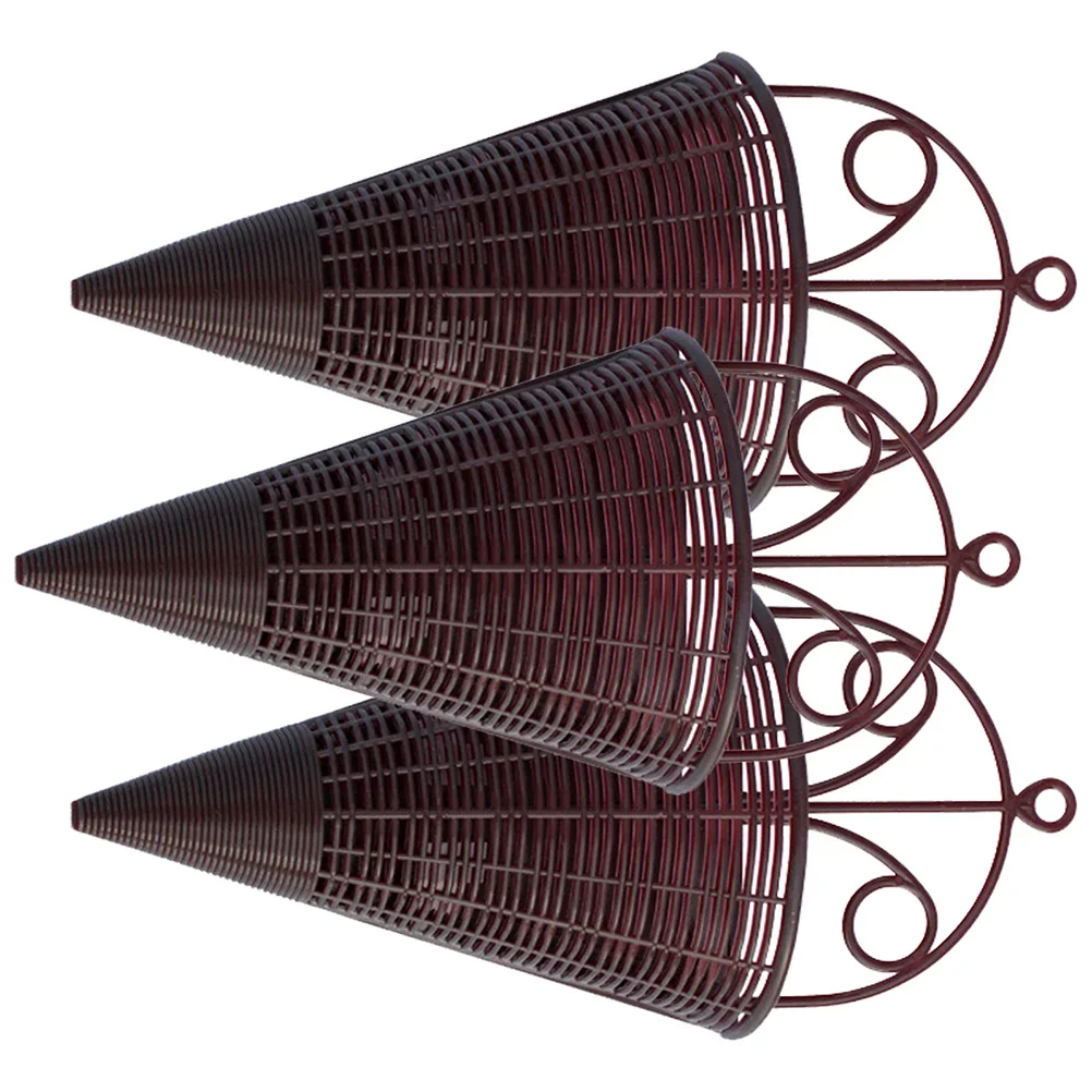 3 Pcs Imitation Rattan Wall Hanging Flower Basket for Storage Orchid Planter Woven Pot Wood Wall-mounted Baskets Decor Pp
3 Pcs Imitation Rattan Wall Hanging Flower Basket for Storage Orchid Planter Woven Pot Wood Wall-mounted Baskets Decor Pp