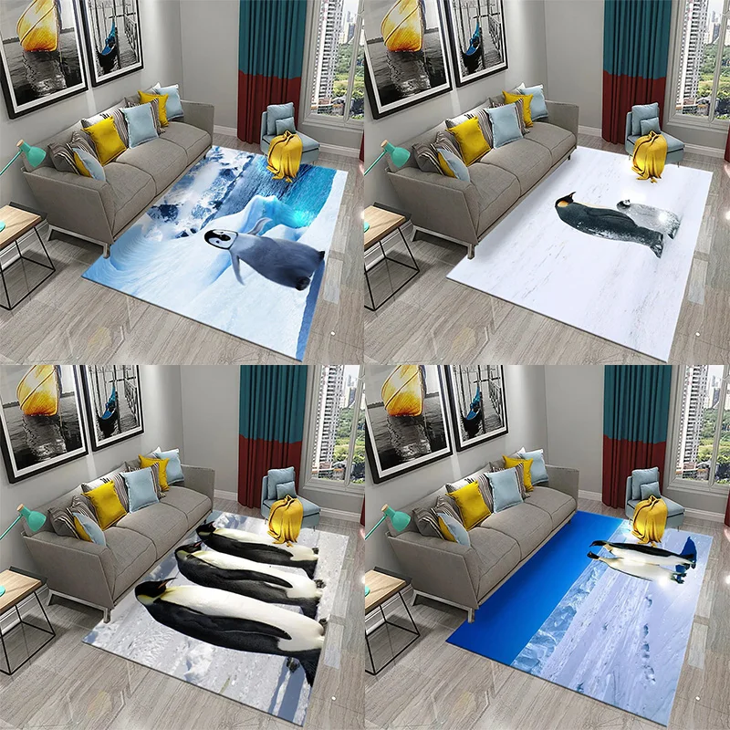 Antarctica Penguin Pattern Carpet Lovely Animal Design Living Room Bedroom And Bathroom Non-Slip Carpet
Antarctica Penguin Pattern Carpet Lovely Animal Design Living Room Bedroom And Bathroom Non-Slip Carpet