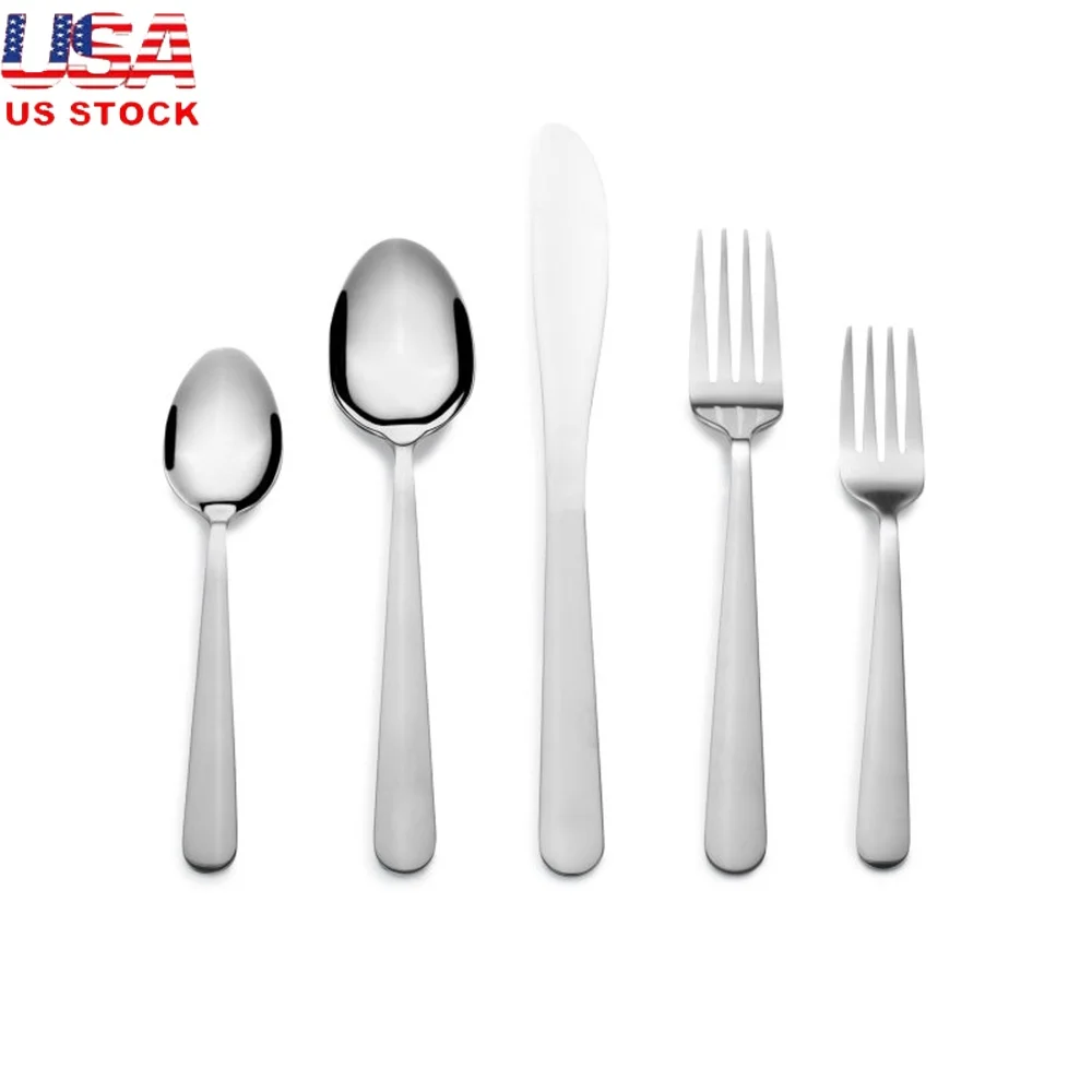 20-Piece Stainless Steel Flatware Set Service 4 High Mirror Polished Durable Corrosion Resistant Dishwasher Safe Dining Utensils
20-Piece Stainless Steel Flatware Set Service 4 High Mirror Polished Durable Corrosion Resistant Dishwasher Safe Dining Utensils