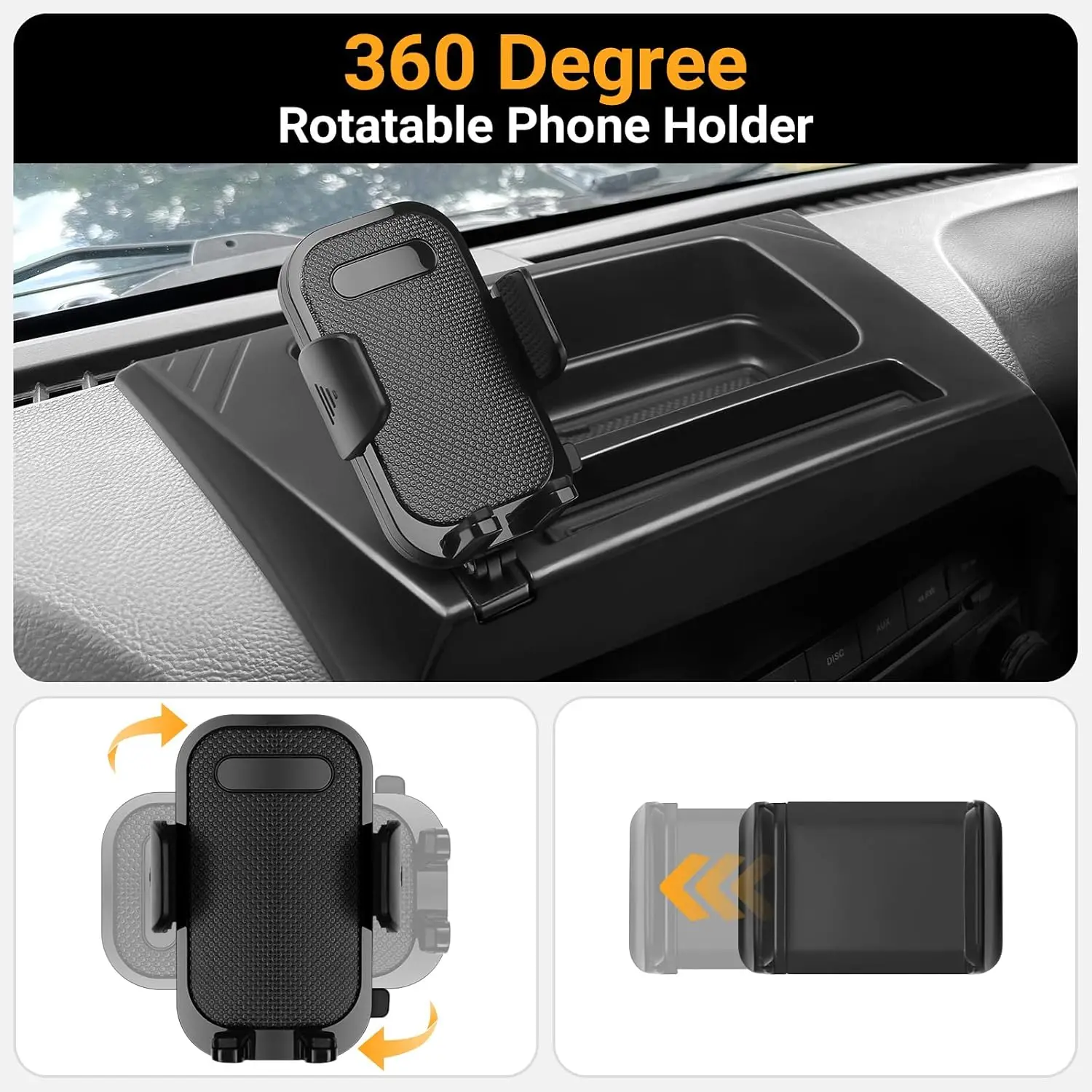 Car Phone Holder for Jeep Wrangler (2011-2016 2017),Dashboard Phone Mount,360 Phone Holder Rotating,Hands Free Mobile Holder
Car Phone Holder for Jeep Wrangler (2011-2016 2017),Dashboard Phone Mount,360 Phone Holder Rotating,Hands Free Mobile Holder