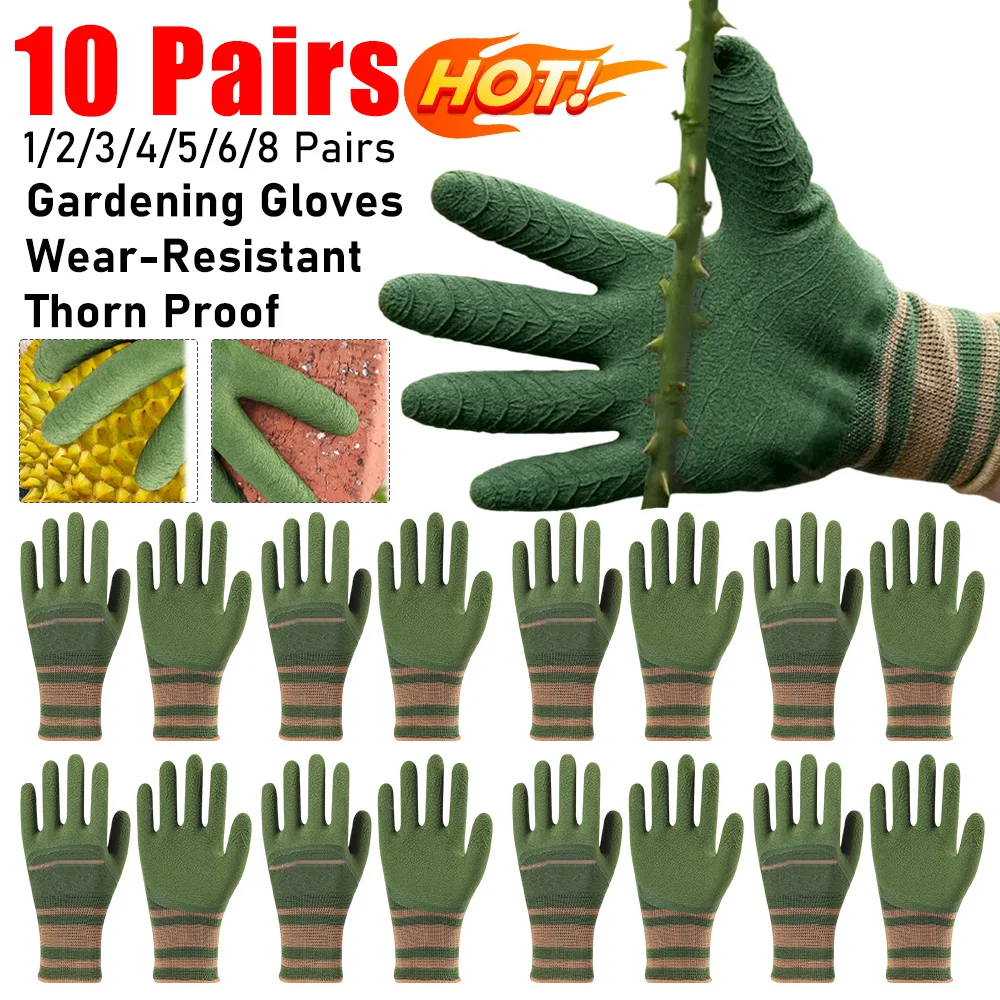Gardening Gloves Thorn Proof Work Garden Gloves Breathable Garden Gloves Waterproof for Cactus Rose and Blackberry for Women/Men
Gardening Gloves Thorn Proof Work Garden Gloves Breathable Garden Gloves Waterproof for Cactus Rose and Blackberry for Women/Men
