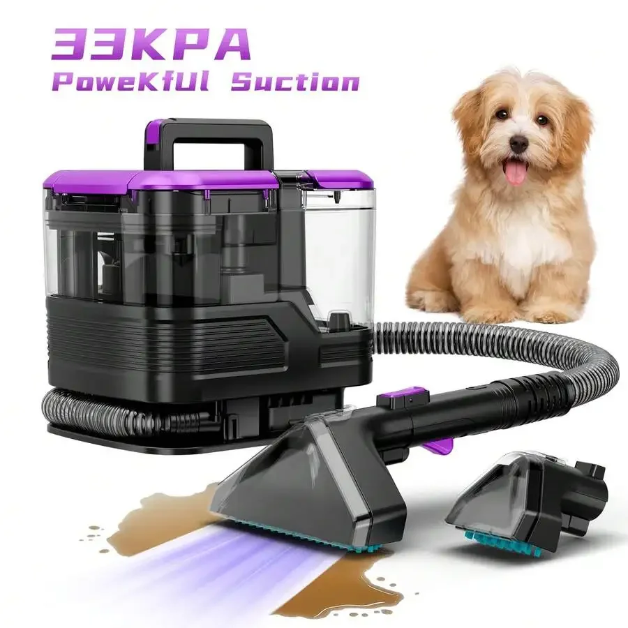 Upholstery Cleaner Machine, Portable Carpet & 33Kpa Upholstery Spot Cleaner Machine
Upholstery Cleaner Machine, Portable Carpet & 33Kpa Upholstery Spot Cleaner Machine