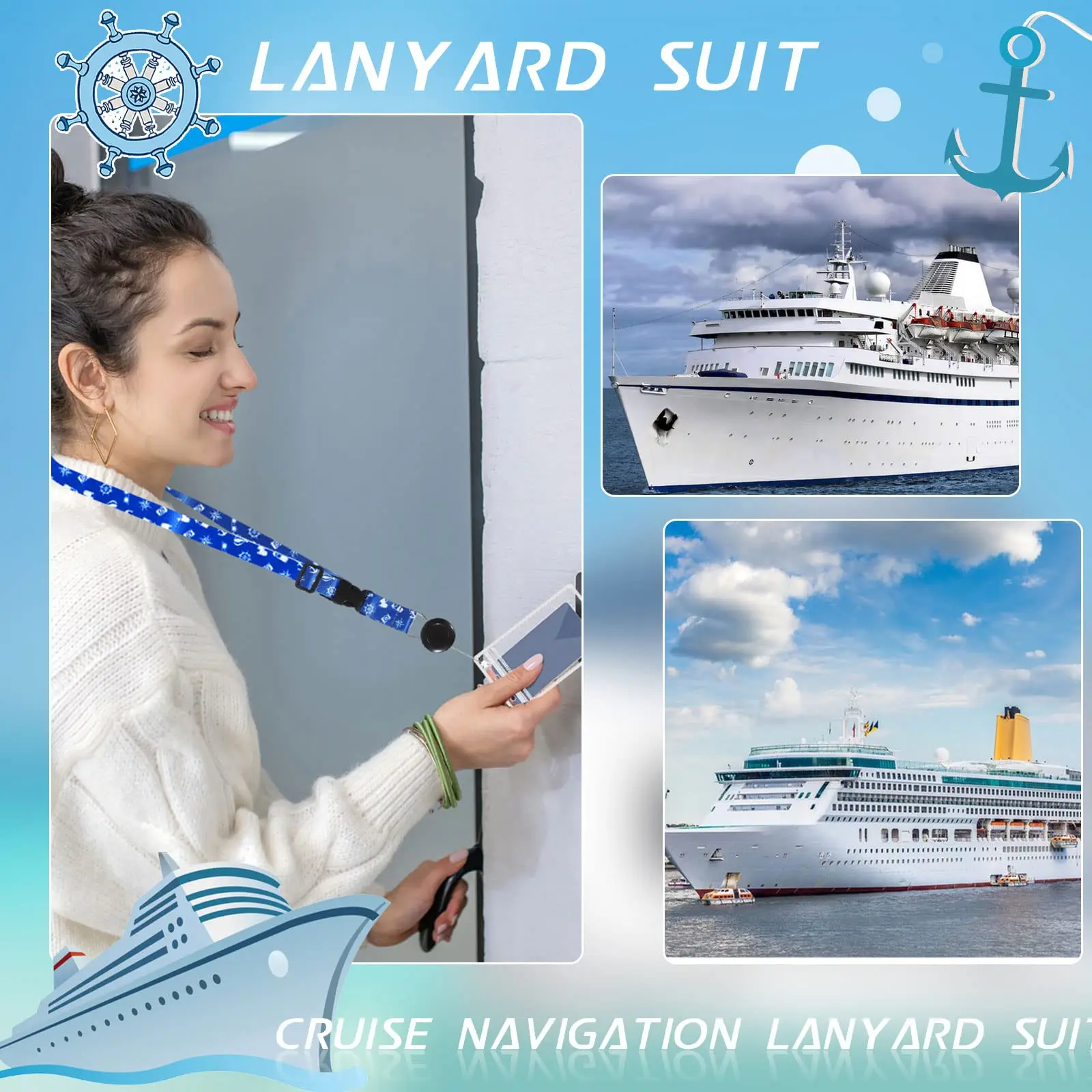 Retractable Cruise Lanyard For Ship Cards, Waterproof Lanyards For Cruise Ship Cards With ID Holder
Retractable Cruise Lanyard For Ship Cards, Waterproof Lanyards For Cruise Ship Cards With ID Holder