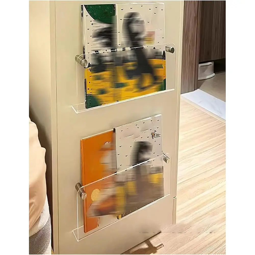 Wall-Mounted Acrylic Literature Rack for Books, Magazines, Pamphlets - Ideal for Offices, Bedrooms, Exhibitions (80x15x4.5 cm)
Wall-Mounted Acrylic Literature Rack for Books, Magazines, Pamphlets - Ideal for Offices, Bedrooms, Exhibitions (80x15x4.5 cm)