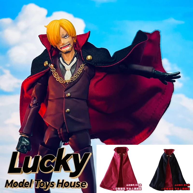1/12 Sanji Chef Man Soldier Black Red Wire Shaped Cloak Clothes Toys Accessory For Anime One Piece Shf Action Figure Body Decors
1/12 Sanji Chef Man Soldier Black Red Wire Shaped Cloak Clothes Toys Accessory For Anime One Piece Shf Action Figure Body Decors