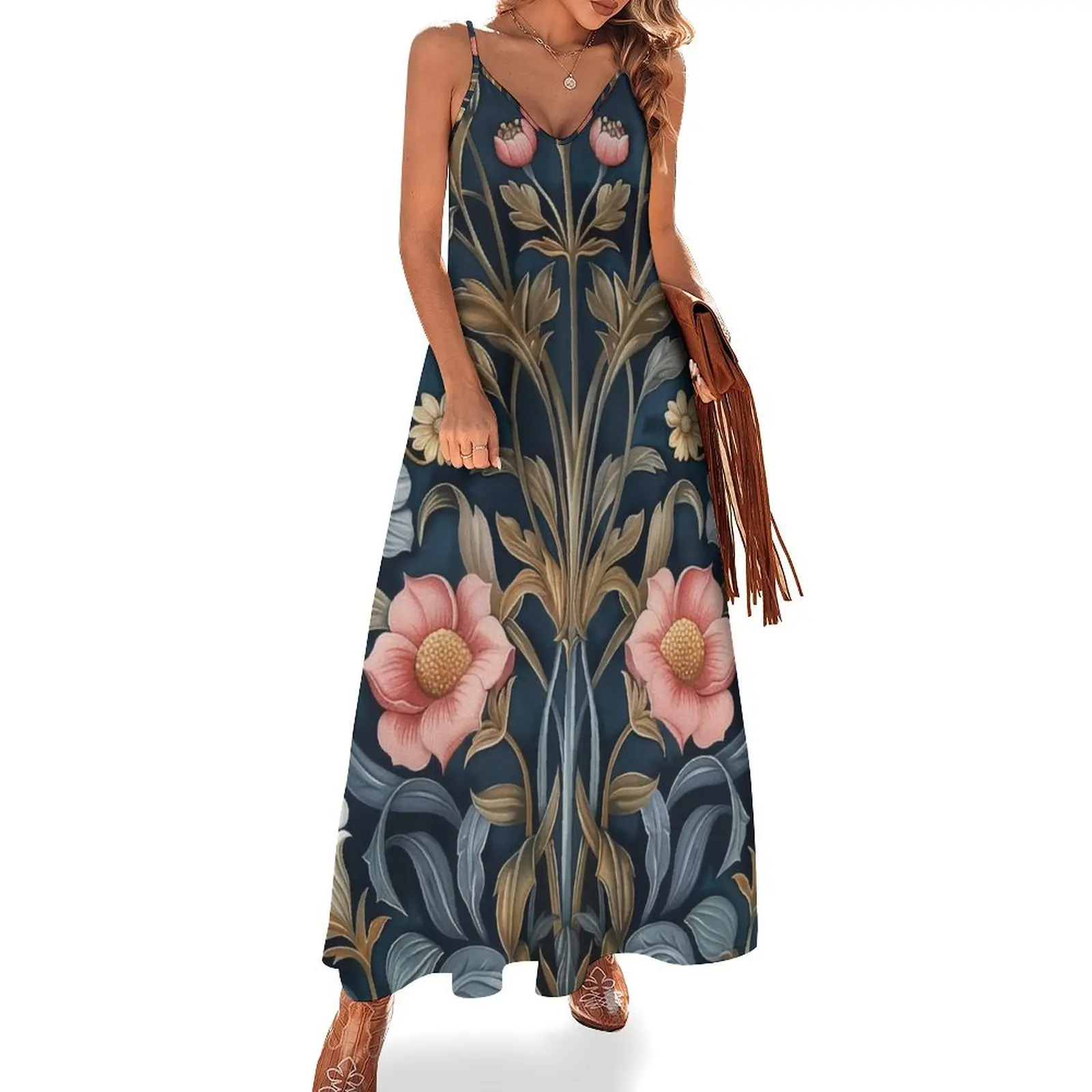 William Morris Sleeveless Dress Women's dresses dress summer 2025 women Prom gown beach dresses Dress
William Morris Sleeveless Dress Women's dresses dress summer 2025 women Prom gown beach dresses Dress