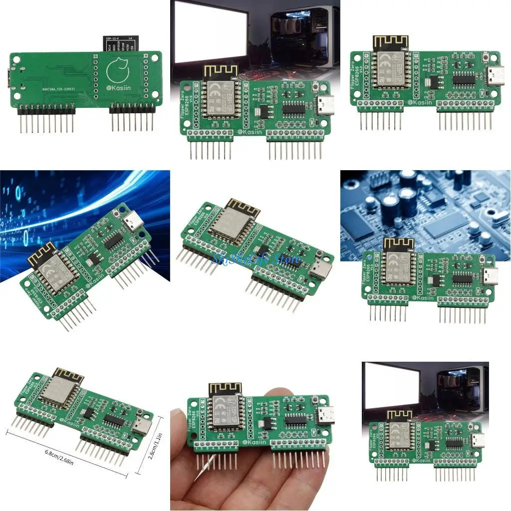 E65E WiFi Module Development Board for Flipper ESP8266 Compatibility NodeMCU Deauther
E65E WiFi Module Development Board for Flipper ESP8266 Compatibility NodeMCU Deauther